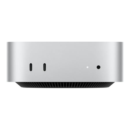 Apple - Mac mini Desktop - Latest Model - M4 chip - Built for Apple Intelligence - 24GB Memory - 512GB SSD - Silver