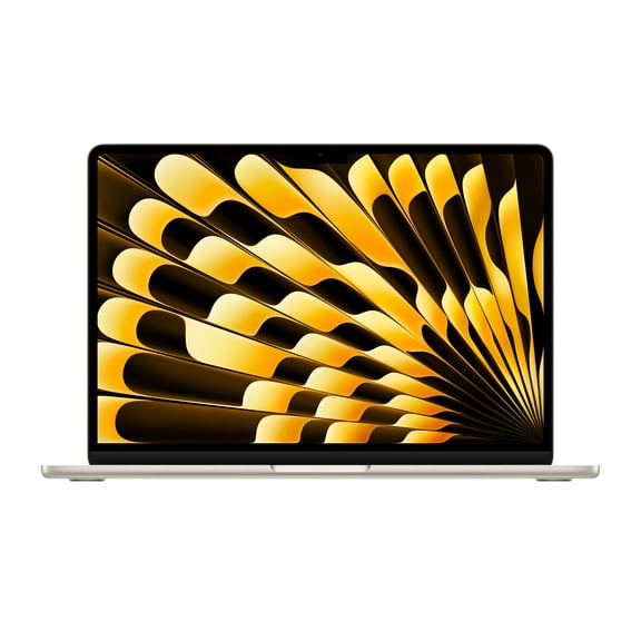 Restored Apple 13-inch MacBook Air: Apple M3 chip with 8-core CPU and 8-core GPU, 8GB, 256GB SSD - Starlight