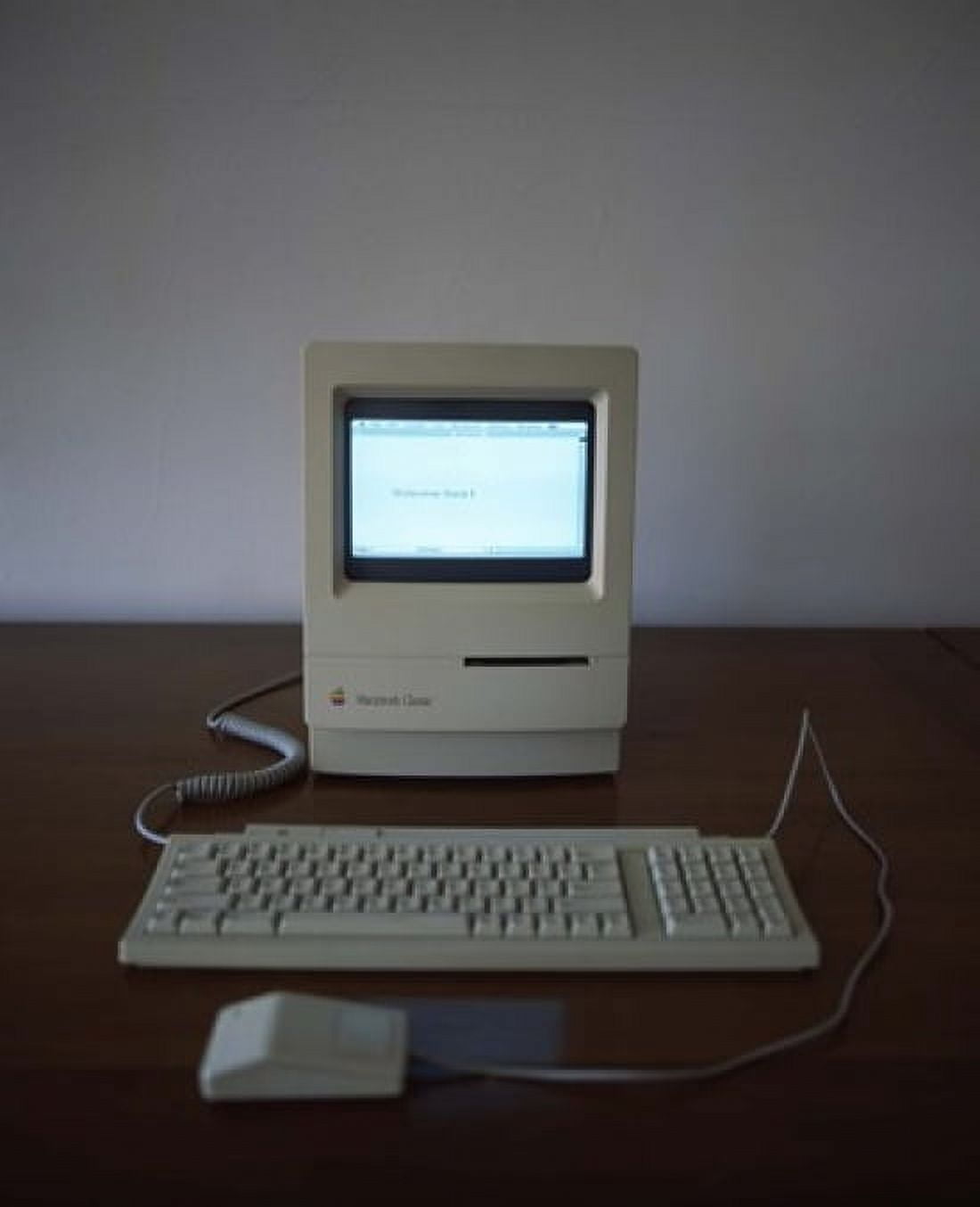Apple Macintosh Classic desktop PC Canvas Art - Panoramic Images (28 x 22)
