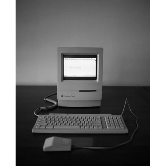 Apple Macintosh Classic desktop PC Canvas Art - Panoramic Images (30 x 36)
