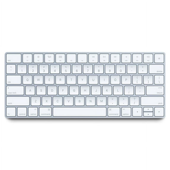 Open Box apple wireless bluetooth rechargeable compact magic keyboard (silver) - mla22ll/a