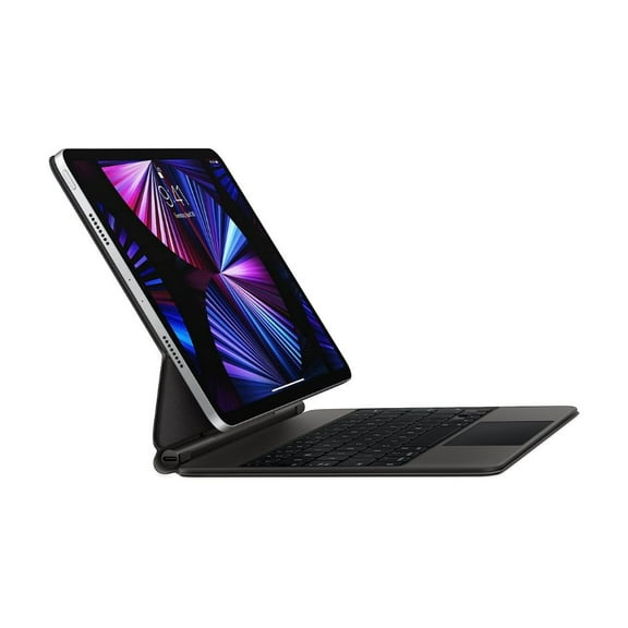 Pre-Owned Apple Magic Keyboard: iPad Keyboard Case for iPad Pro 11-inch (1st, 2nd, 3rd, 4th gen) and iPad Air (4th, 5th gen, M2 and M3), Great Typing Experience, Built-in Trackpad, US English - Black