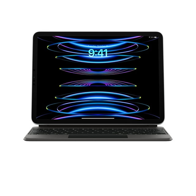 Apple Magic Keyboard: iPad Keyboard case for iPad Pro 11-inch (1st, 2nd, 3rd, 4th gen) and iPad Air (4th, 5th gen, M2 and M3), Great Typing Experience, Built-in trackpad, US English - Black