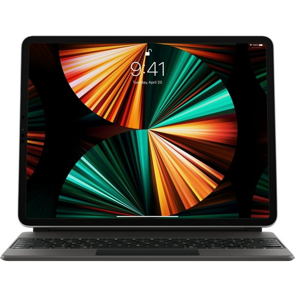 Apple Magic Keyboard: iPad Keyboard and case for iPad Pro 12.9 inch (3rd, 4th, 5th and 6th gen) and iPad Air (M2 and M3), Black