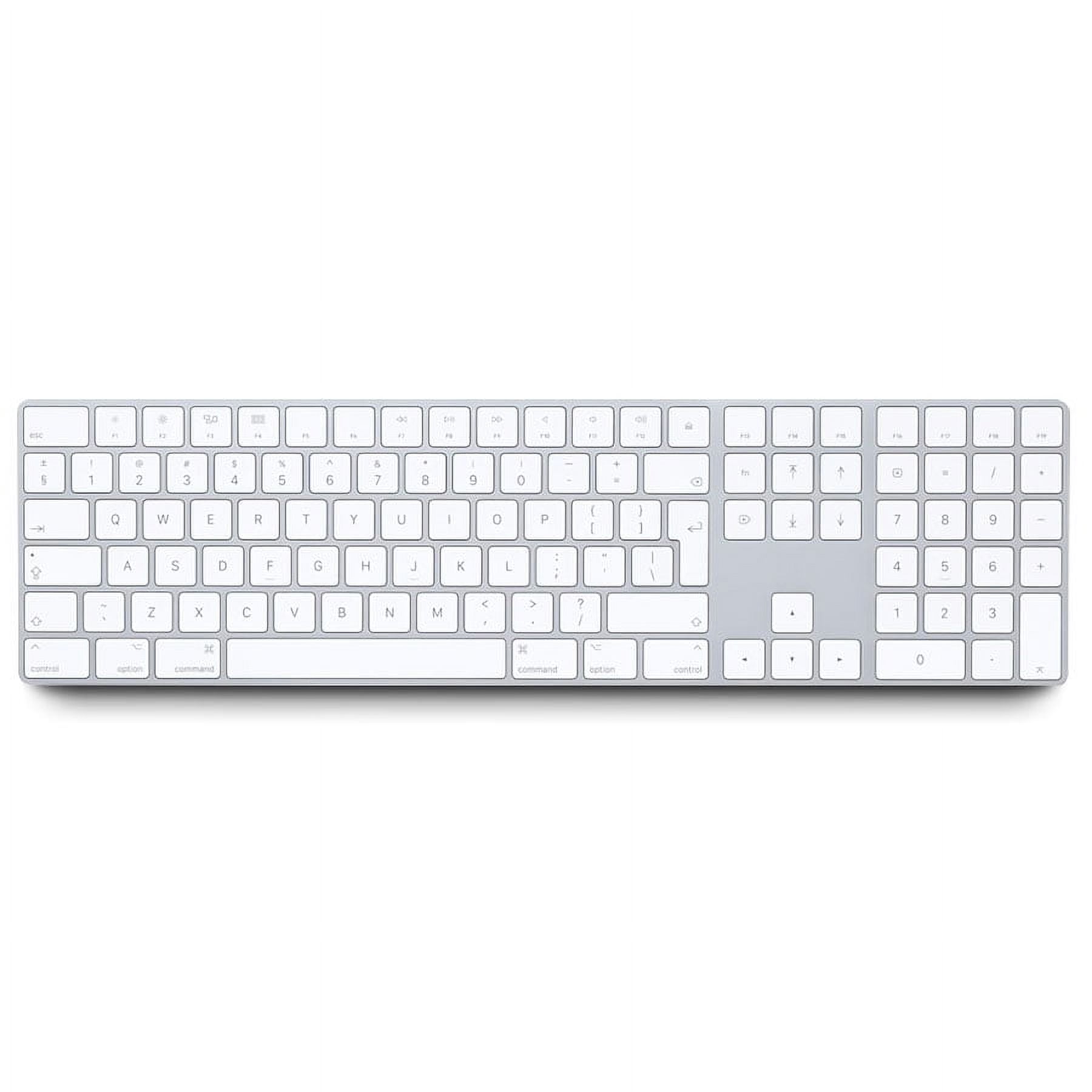 Apple Magic Keyboard with Numeric Keypad A1843 MQ052LL/A - US English -  Silver (Used)