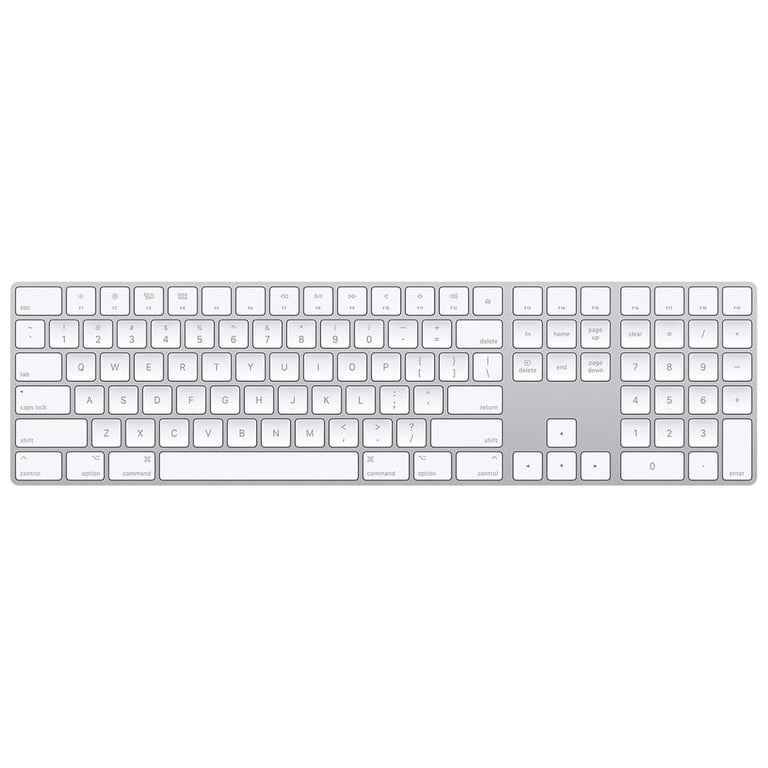Apple　Magic Keyboard Apple, Wireless USB-C Magic Keyboard with Numeric Keypad, White