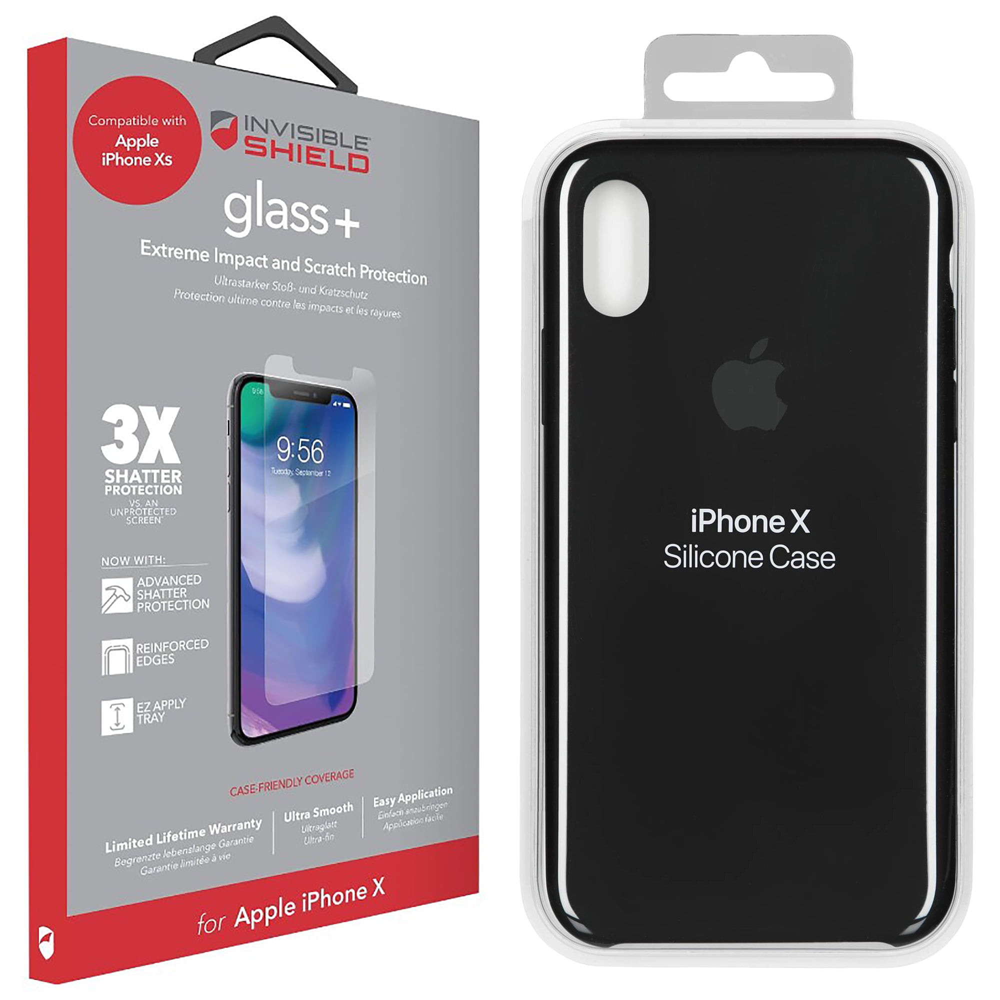 Apple Official Black Silicone Case for iPhone X Jordan Ubuy