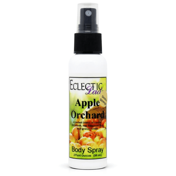 Apple Orchard Body Spray, Eclectic Lady, Hydrating Mist, Unisex (Double Strength), 2 oz