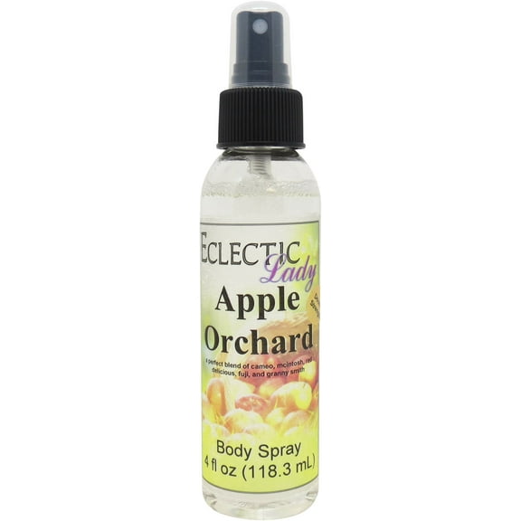 Apple Orchard Body Spray, Eclectic Lady, Hydrating Mist, Unisex (Double Strength), 4 oz