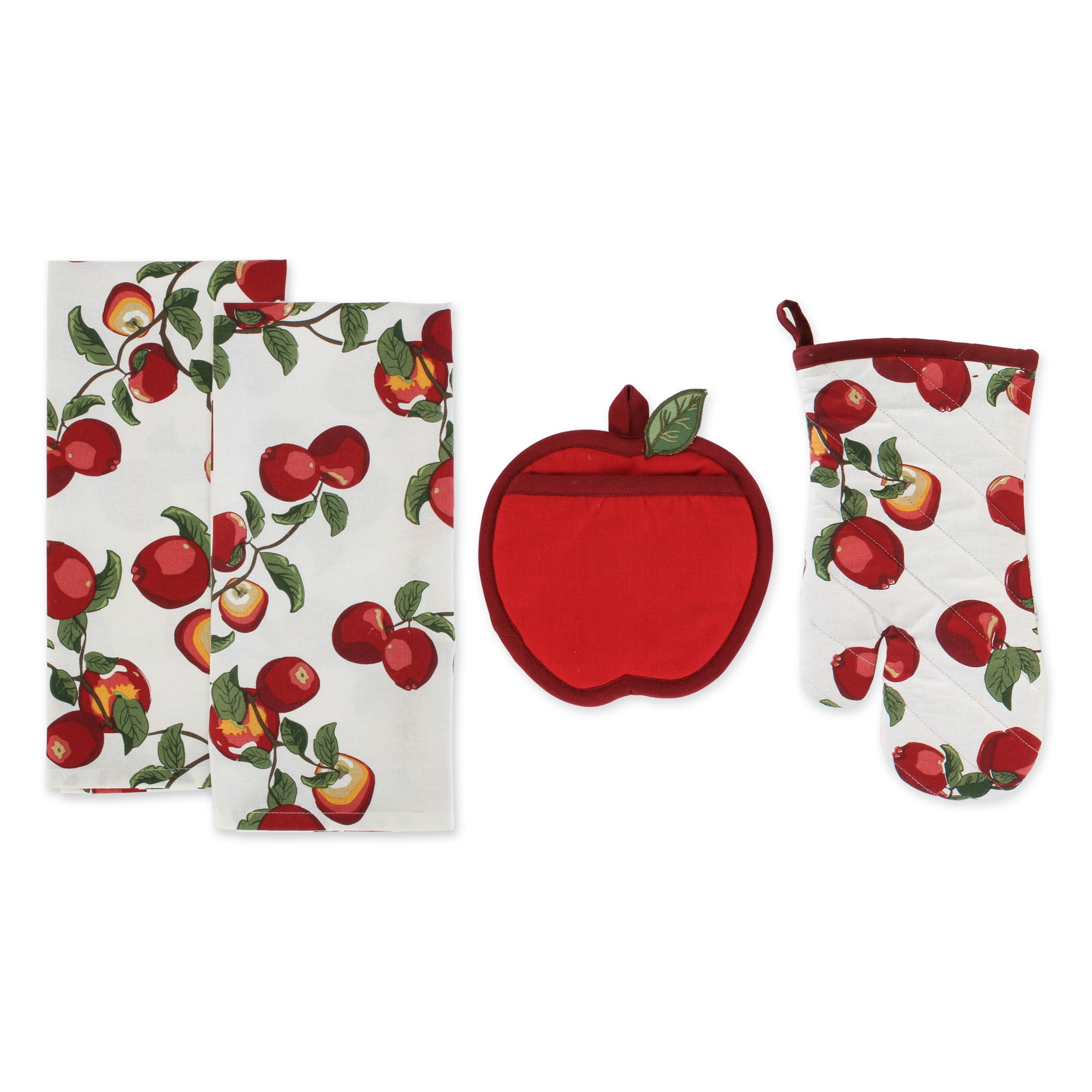 Apple Orchard Kitchen Textiles, Apple Orchard, 4 Pieces