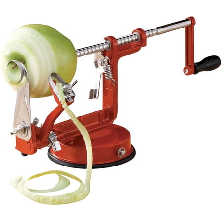 Apple Peeler, Corer and Slicer with Vacuum Base