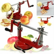 SalonMore Apple Peeler, Slicer, Corer Kitchen Slicer, Heavy-Duty Stainless Steel Blades and a Strong Suction Base - Hand Spiralizer