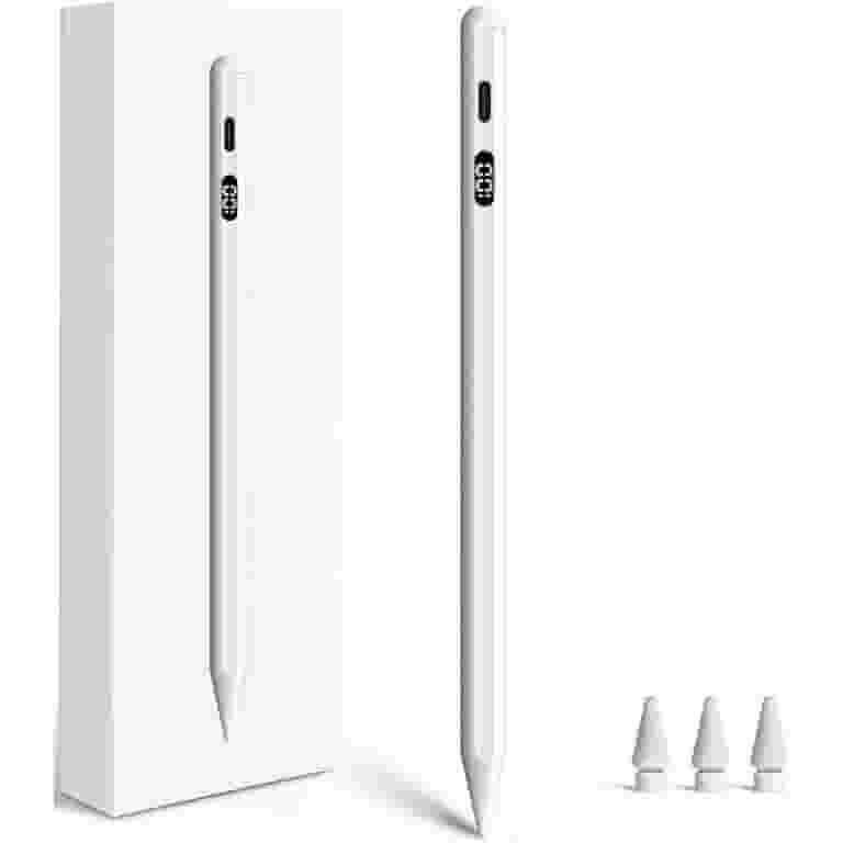 Apple Pen for IPad, IPad Pen with Battery Meter, Palm Rejection Apple Pen for IPad, IPad Pen with Battery Meter, Palm Rejection