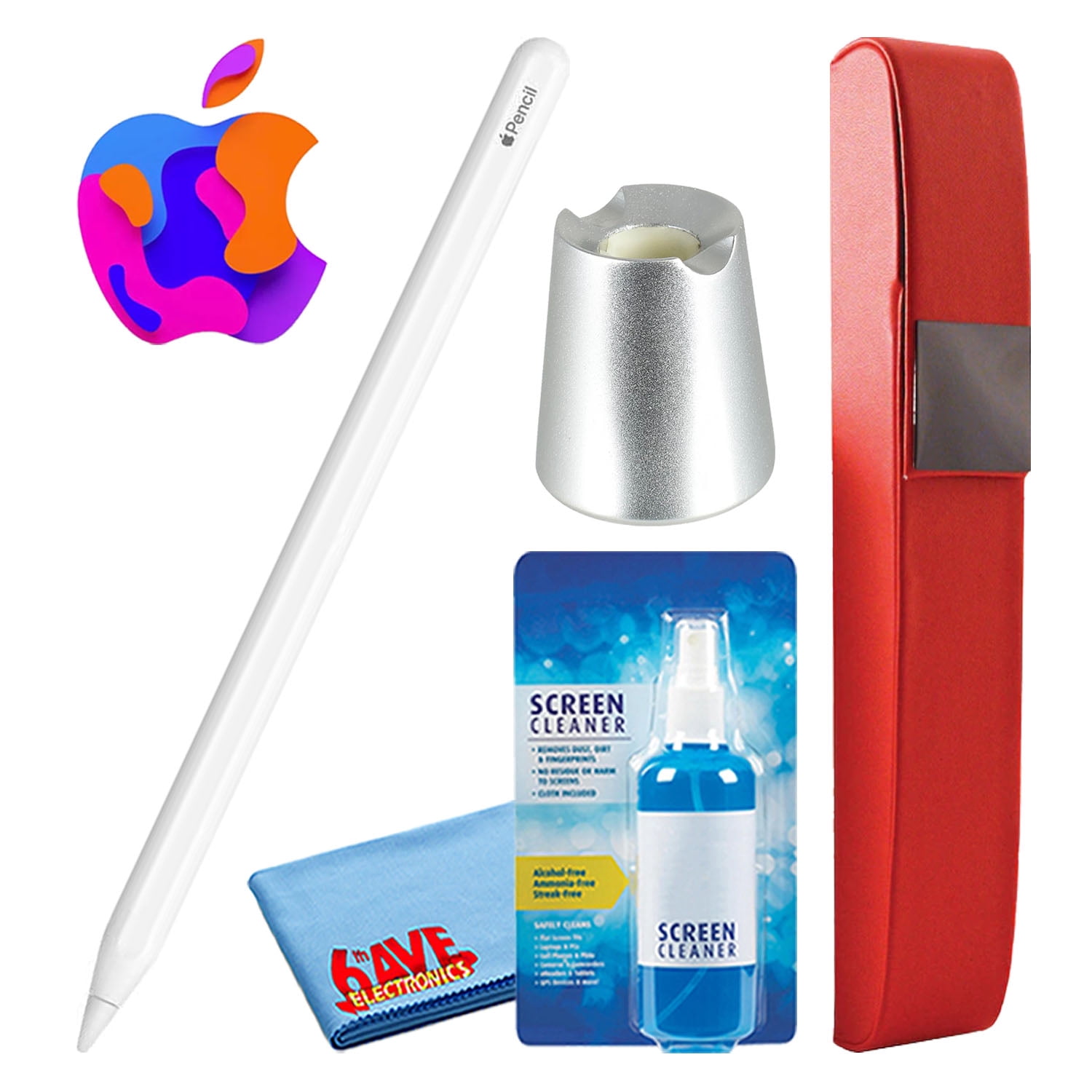 Apple Pencil Stylus for Compatible iPads (2018, 2nd Gen) (MU8F2AM 