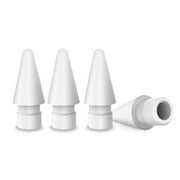 Apple Pencil Tips 4pcs, Metapen Replacement Tips for iPad Apple Pencil 2nd and 1st Generation (1:1 Original Size Durable)