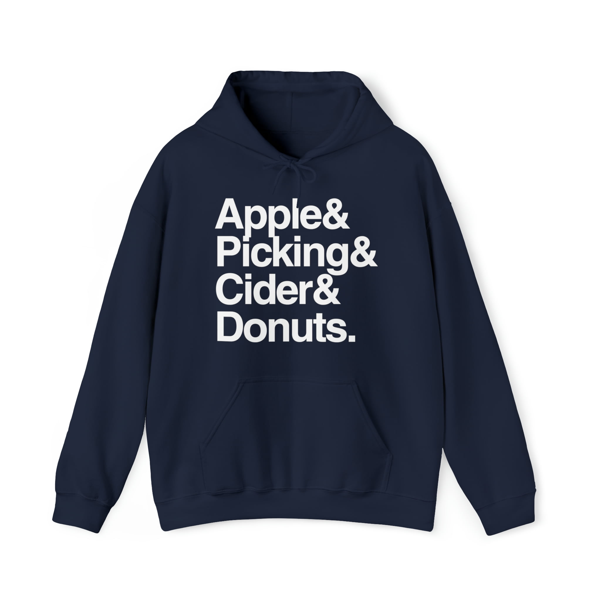Apple Picking And Cider Donuts Graphic Hoodie Sweatshirt, Sizes S5XL