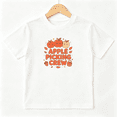 thumbnail image 1 of Apple Picking Crew Autumn Fall Boys Graphic Tees Cute Orchard Kids T-Shirt 100% Cotton Short Sleeve Tops Ages 4-13Y, 1 of 5