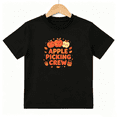 thumbnail image 1 of Apple Picking Crew Autumn Fall Boys Graphic Tees Cute Orchard Kids T-Shirt 100% Cotton Short Sleeve Tops Ages 4-13Y, 1 of 5