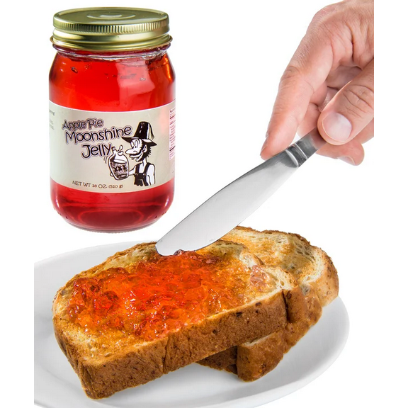 Apple Pie Moonshine Jelly- A sweet spread made from moonshine.