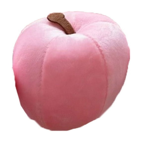 Apple Plush, Apple Shaped Throw Pillow, Luxury Velvet Throw Pillow, Cute Apple-Shaped Cushion, Fun Home Decor for Sofa, Chair, Bedroom, 3IN (Pink)