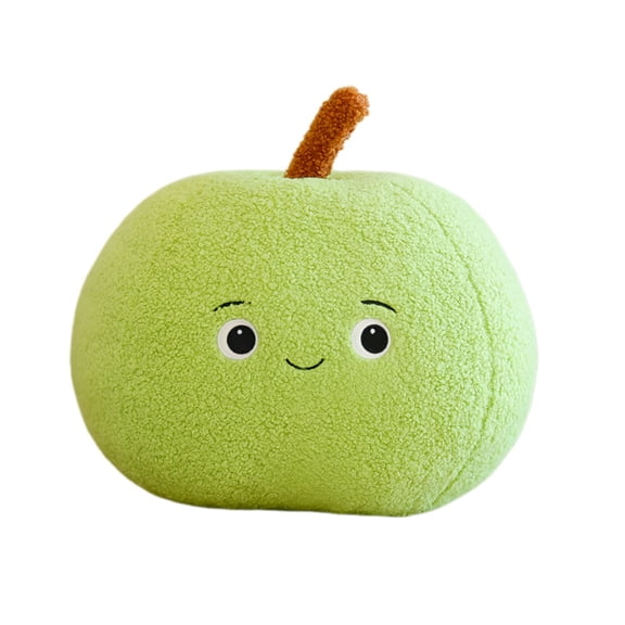 Apple Plush Shaped Bed Pillow Cushion Dormitory Student Backrest Bed Decor Holiday Gift