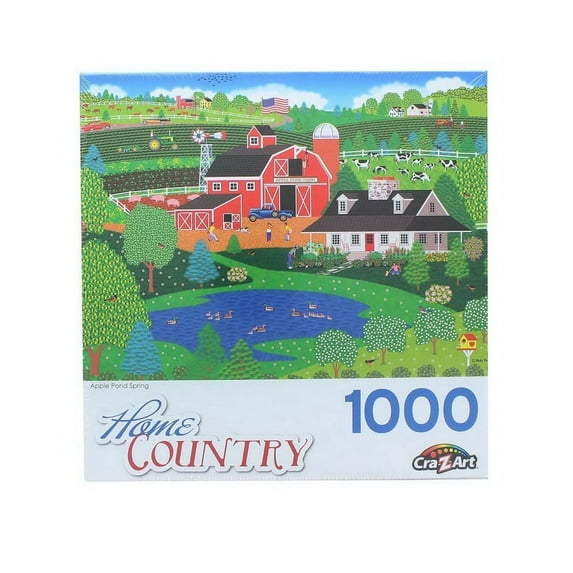 Apple Pond Spring 1000 Piece Jigsaw Puzzle