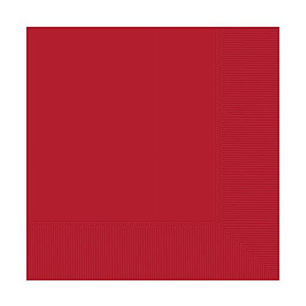 Apple Red Beverage Napkins