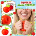 thumbnail image 1 of Apple Shape Stress Ball for Classroom and Office - Soft Squeeze Comfort, 1 of 7