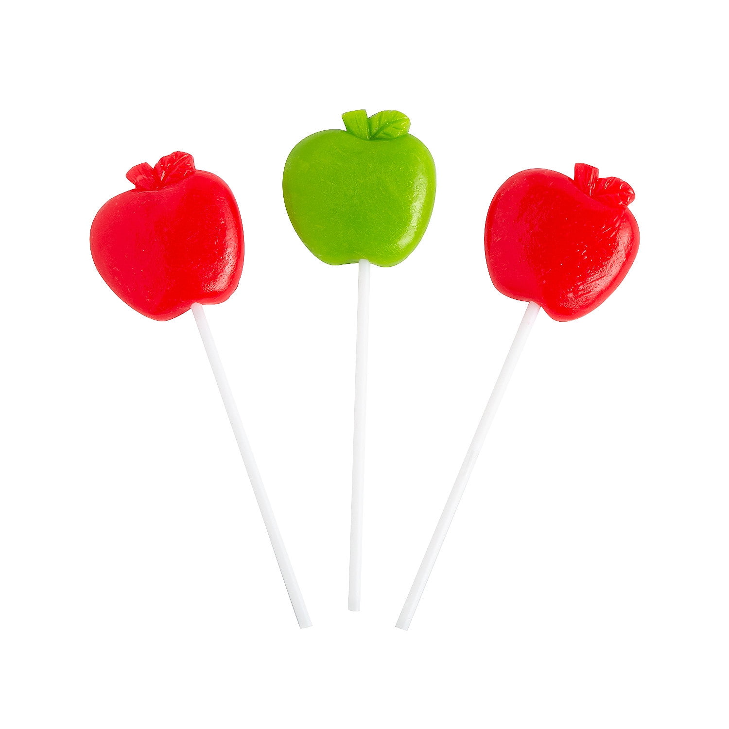 Apple-Shaped Lollipops, Edibles, Birthday, 12 Pieces