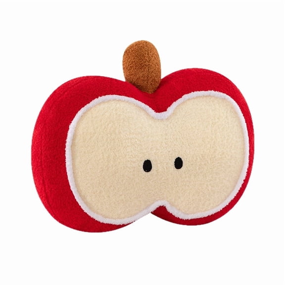 “Apple Shaped Plush Pillow Cushion, Cute Fruit Throw Pillow for Sofa, Bed, or Window Seat, Soft Decorative Stuffed Toy for Living Room, Dorm, or Kids’ Bedroom, Cozy Holiday Gift for Home Décor Lovers