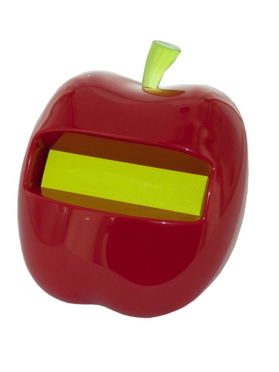 AppleShaped PostIt Note PopUp Dispenser, 1 Count
