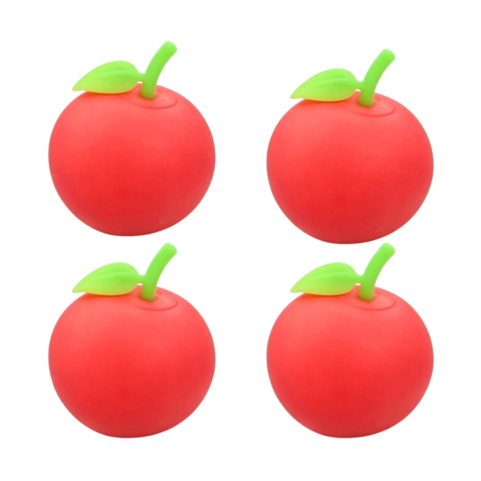Apple Shaped Squeeze Stress Balls - Premium Fidget Toys for Adults Party Favors, Prizes & Goodie Bag Stuffers | Sensory Squeeze Toys for Stress Relief