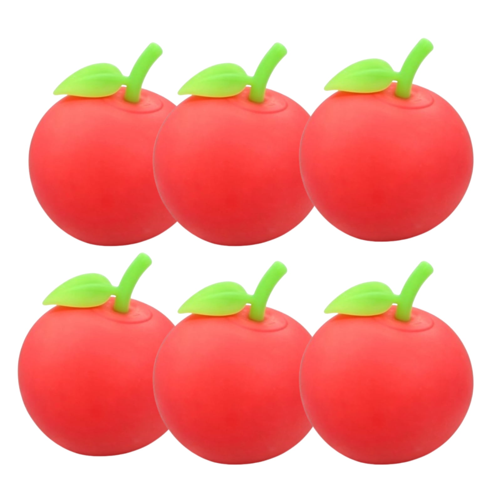 Apple Shaped Squeeze Stress Balls - Premium Fidget Toys for Adults Party Favors, Prizes & Goodie Bag Stuffers | Sensory Squeeze Toys for Stress Relief