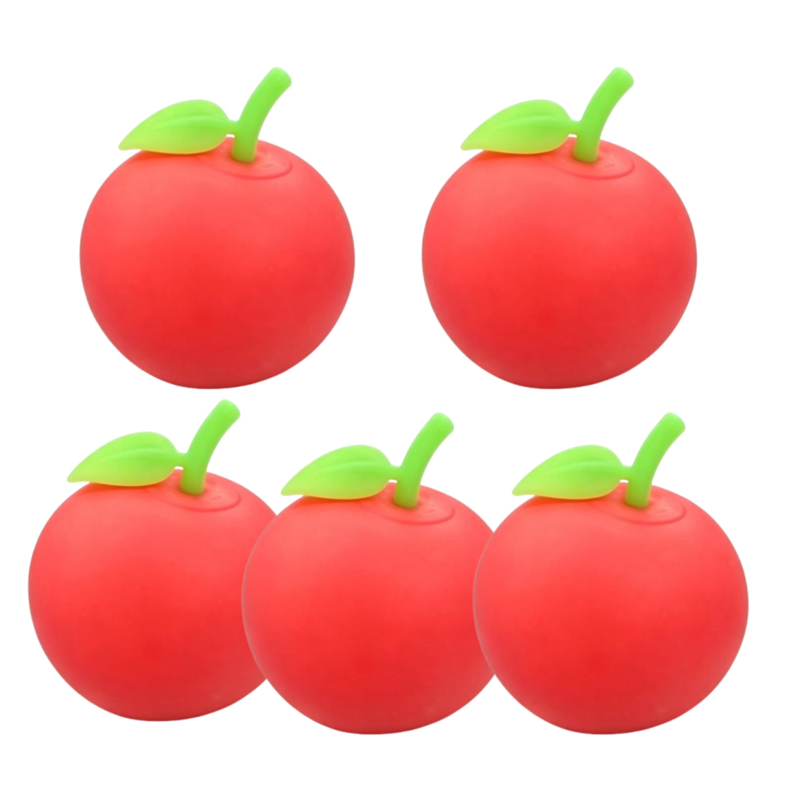 Apple Shaped Squeeze Stress Balls - Premium Fidget Toys for Adults Party Favors, Prizes & Goodie Bag Stuffers | Sensory Squeeze Toys for Stress Relief
