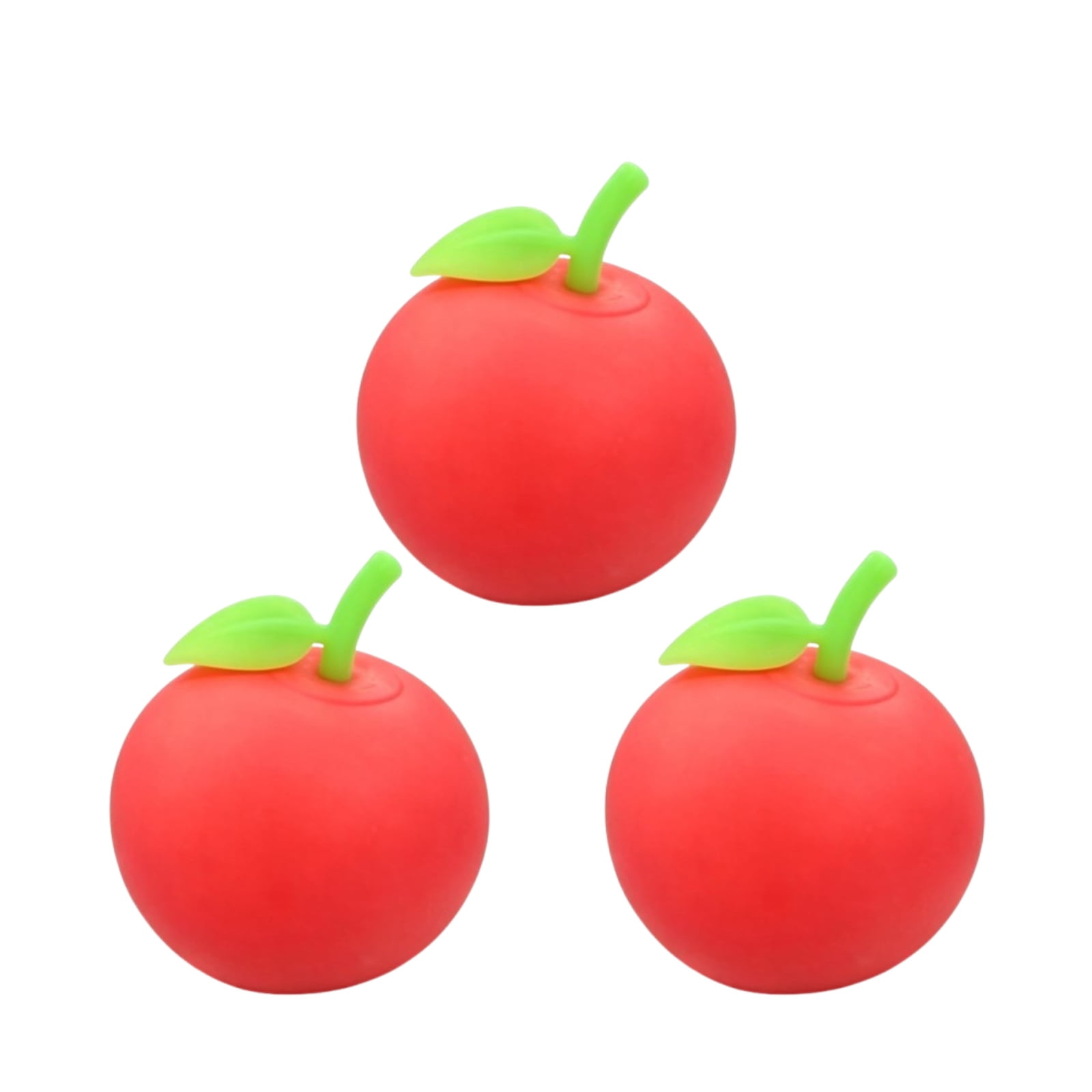 Apple Shaped Squeeze Stress Balls - Premium Fidget Toys for Adults Party Favors, Prizes & Goodie Bag Stuffers | Sensory Squeeze Toys for Stress Relief