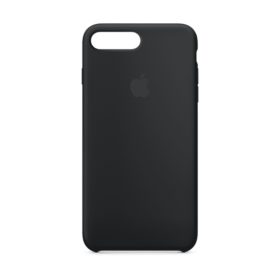 Apple Silicone Case for iPhone 8 Plus & iPhone 7 Plus - Black