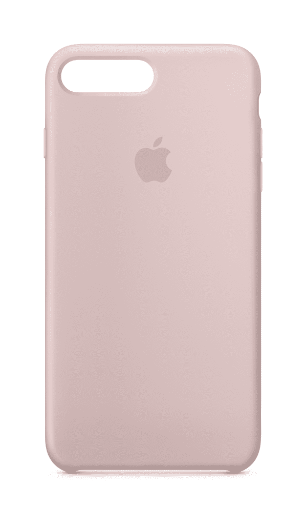 Apple Silicone Case for iPhone 8 Plus & iPhone 7 Plus - Pink Sand