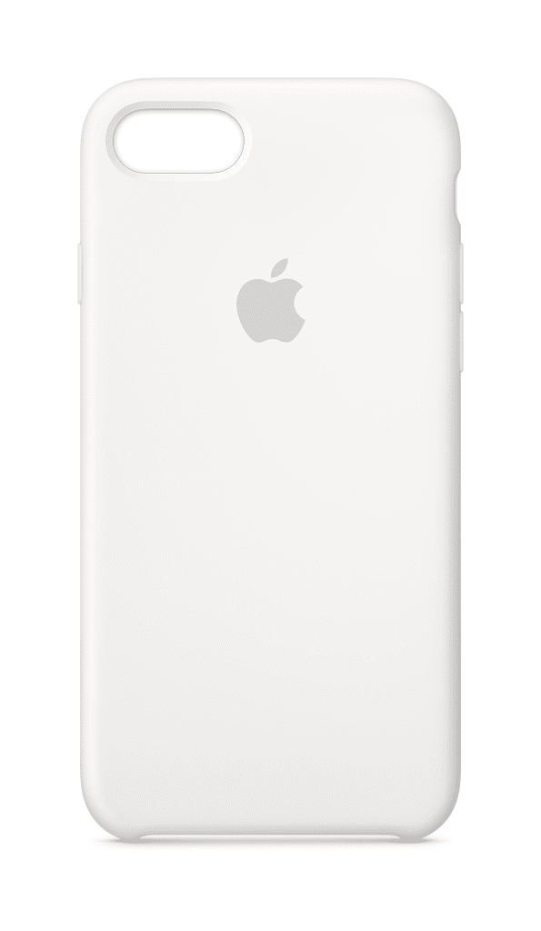 Apple Silicone Case for iPhone SE, iPhone 8 & iPhone 7 - White 