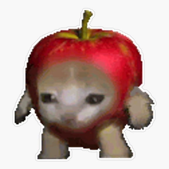 Apple Sliced Fruit Decor Art Vinyl Sticker