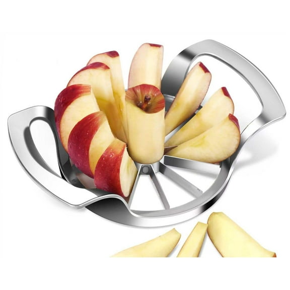Apple Slicer,12-Blade Extra Large Apple Corer,Heavy Duty Stainless Steel Apple Cutter and Divider
