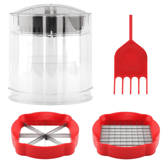 Apple Slicer,8-Blade Extra Large Apple Corer,Heavy Duty Stainless Steel Apple Cutter and Divider, Easy to Use, Time-Saving