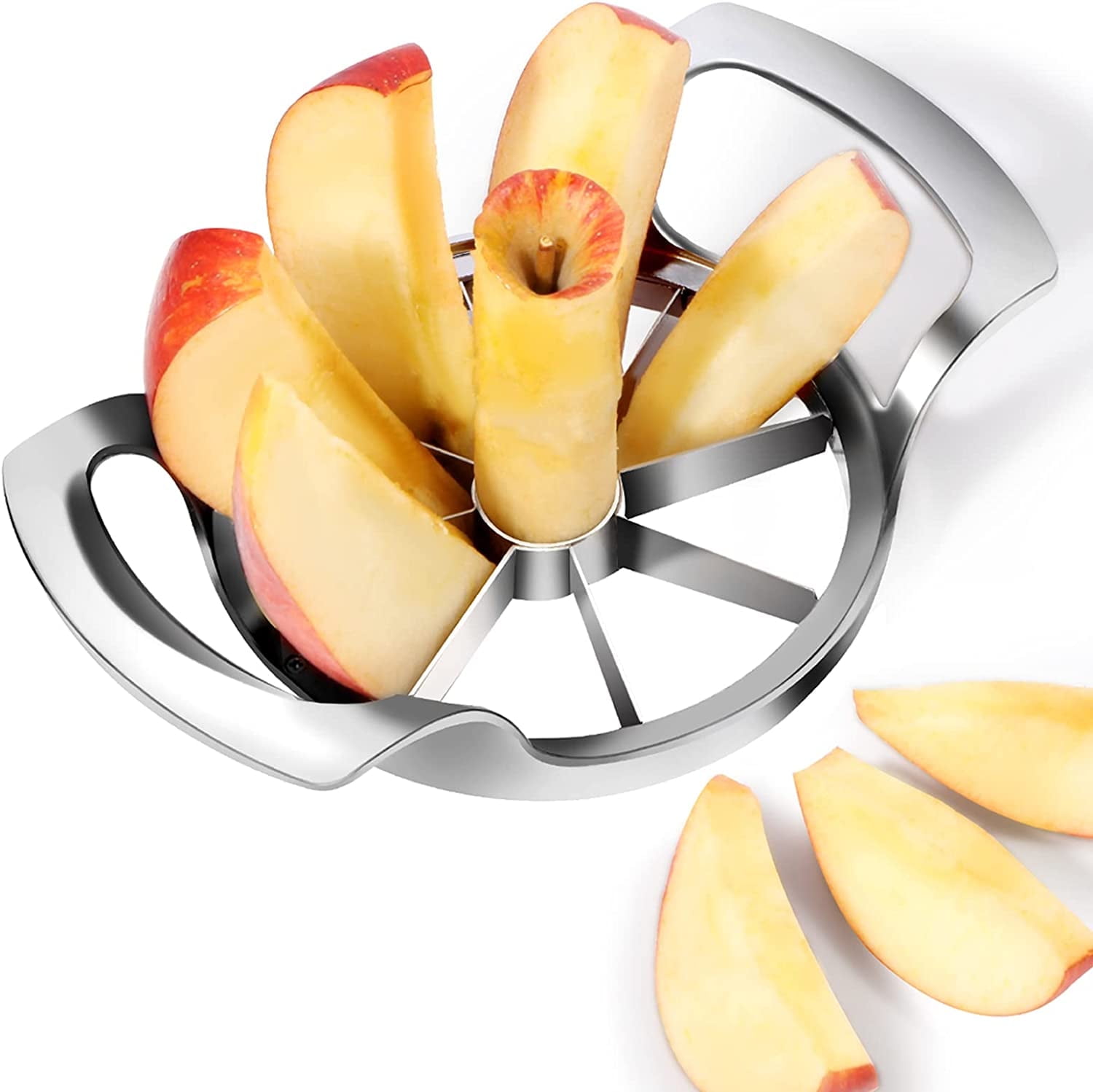 LIIGEMIApple Slicer, 8-Slice Apple Slicer Corer,Easy to Use, Time-Saving, Stainless Steel Apple Corer, Sharp and Sturdy Apple Slicer and Corer - Walmart.com