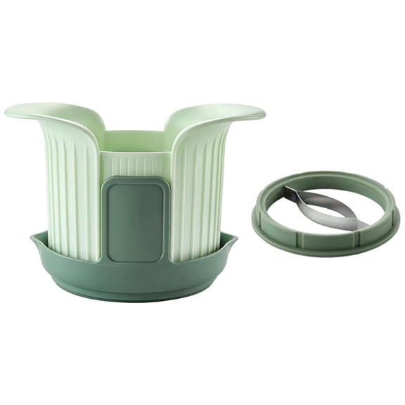 Apple Slicer, Heavy Duty Apple Corer and Slicer with Comfort Handles,Apple Slicer for Up to 3.8" Apples,Stainless Steel Multi-Function Vegetable Cutter for Tomato and Fruit(Green2)