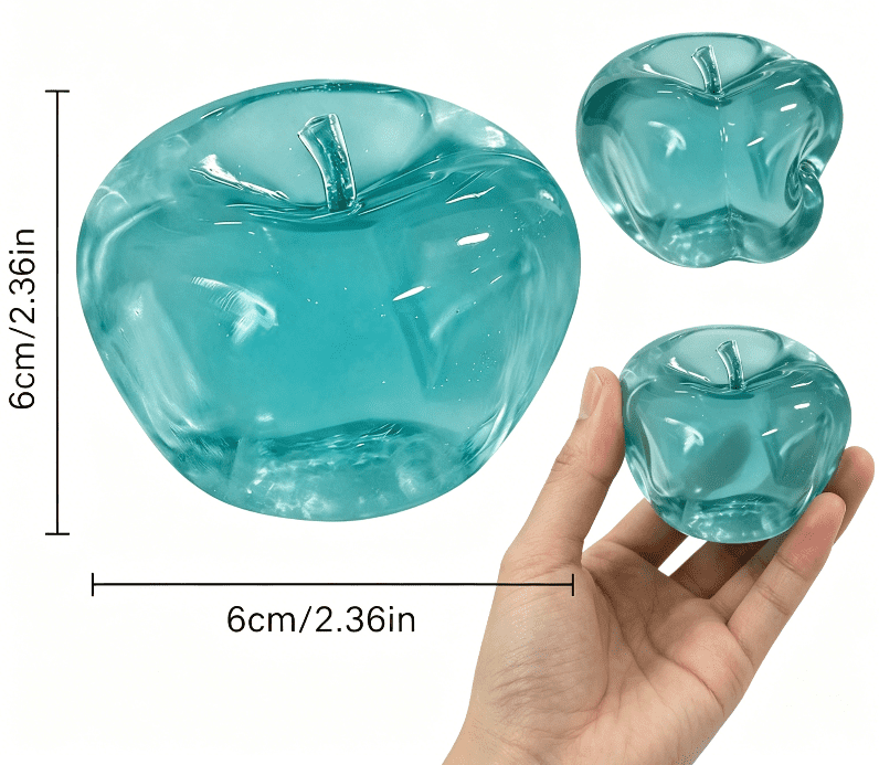 Apple Squashy, Slow Rising Stress Relief Toy Giant Jumbo Fruit Squeeze Fidget Cute Realistic Moldable Apples