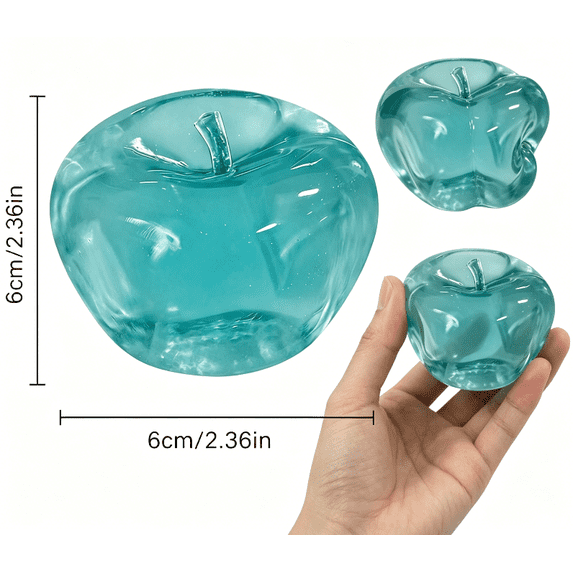Apple Squashy, Slow Rising Stress Relief Toy Giant Jumbo Fruit Squeeze Fidget Cute Realistic Moldable Apples Shaped Squeezes Balls Relaxing Sensory Toy Soft Stress Squashy Birthday Gift