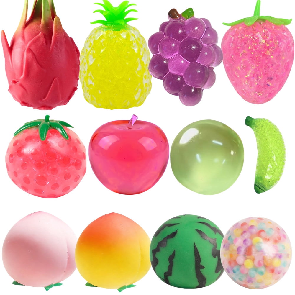 Apple Squishies for Stress Relief, Novelty Fruit Apple Fidget Squishy Toys Birthday Gift