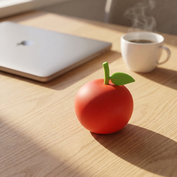 Apple Squishy Fidget Ball, Apple Shaped Toy for Classroom and Office