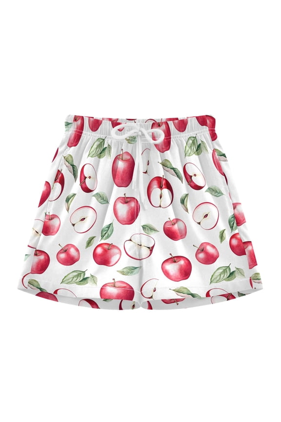 Apple Swim Trunks Quick Drying Bathing Suit Summer Shorts Swimwear