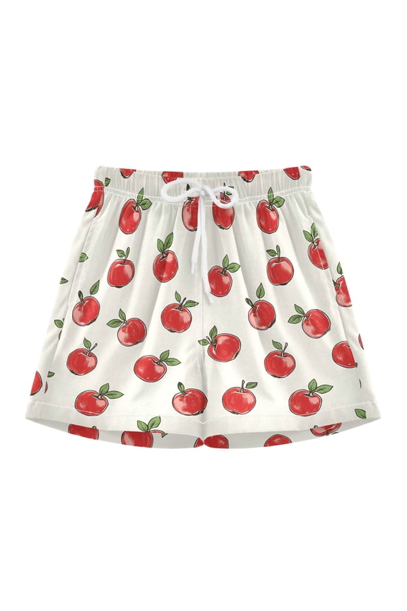 Apple Swim Trunks Quick Drying Bathing Suit Summer Shorts Swimwear