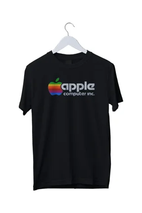 Apple T Shirt Macintosh computer Retro 1980's Graphic T-Shirt S M L XL 2 3 4 XL
